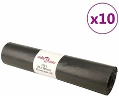 Šiukšlių maišai, 250vnt., juodos spalvos, 120l