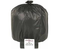 Šiukšlių maišai, 250vnt., juodos spalvos, 35l