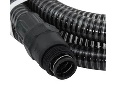 Siurbimo žarna su PVC jungtimis, juodos spalvos, 1", 4m, PVC