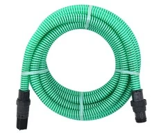 Siurbimo žarna su PVC jungtimis, žalios spalvos, 1", 10m, PVC