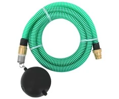 Siurbimo žarna su žalvarinėmis jungtimis, žalia, 1,1", 10m, PVC