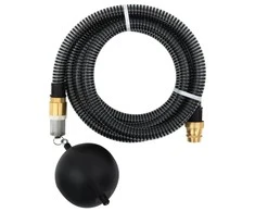 Siurbimo žarna su žalvarinėmis jungtimis, juoda, 1,1", 10m, PVC