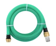 Siurbimo žarna su žalvarinėmis jungtimis, žalia, 1,1", 5m, PVC