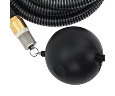 Siurbimo žarna su žalvarinėmis jungtimis, juoda, 1,1", 10m, PVC