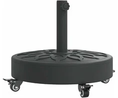 Skėčio nuo saulės pagrindas su ratukais 38/48mm stulpams, 27kg