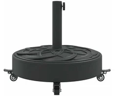 Skėčio nuo saulės pagrindas su ratukais 38/48mm stulpams, 27kg