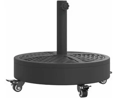 Skėčio nuo saulės pagrindas su ratukais 38/48mm stulpams, 27kg