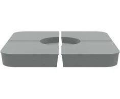 Skėčio nuo saulės pagrindo rinkinys, 4 dalių, 100kg, PP