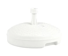 Skėčio pagrindas, baltas, 20l, ratano imitacijos plastikas
