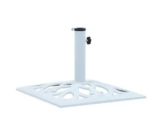 Skėčio pagrindas, baltos spalvos, ketus, 12kg, 49cm