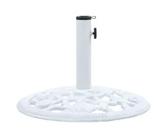 Skėčio pagrindas, baltos spalvos, ketus, 12kg, 48cm