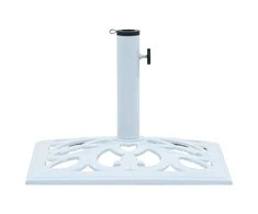 Skėčio pagrindas, baltos spalvos, ketus, 12kg, 49cm
