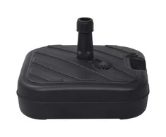 Skėčio pagrindas, juodas, pildomas smėliu/vandeniu, 24l