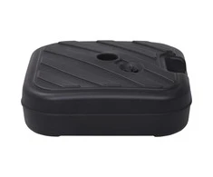 Skėčio pagrindas, juodas, pildomas smėliu/vandeniu, 24l