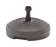 Skėčio pagrindas, rudas, 20l, ratano imitacijos plastikas