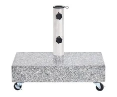 Skėčio pagrindas, šviesiai pilkas, 45x25x8,3cm, granitas
