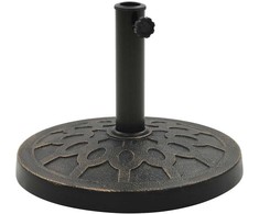 Skėčio stovas, bronzinis, sint. derva, 13 kg, apvalus