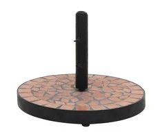 Skėčio stovas, terakota spalvos, apskritas, 12kg