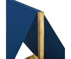 Smėlio dėžė su stogu, 160x100x133cm, impregnuota pušies mediena