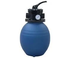 Smėlio filtras baseinui su 4 padėčių vožtuvu, mėlynas, 300mm