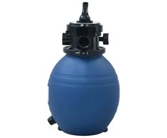 Smėlio filtras baseinui su 4 padėčių vožtuvu, mėlynas, 300mm