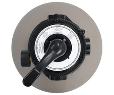 Smėlio filtras baseinui su 4 pozicijų vožtuvu, pilkas, 350 mm