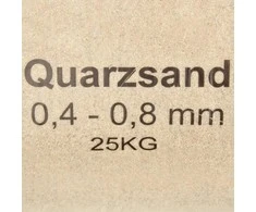 Smėlis filtrui, 25kg, 0,4-0,8mm