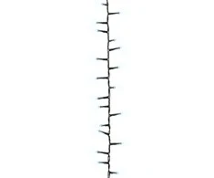 Smulkių LED lempučių girlianda, 25m, PVC, 1000 šaltų baltų LED