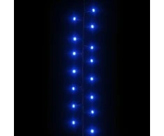 Smulkių LED lempučių girlianda, 25m, PVC, 1000 mėlynų LED