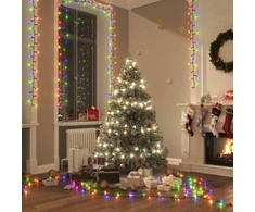 Smulkių LED lempučių girlianda, 13m, PVC, 400 spalvotų LED