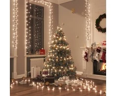 Smulkių LED lempučių girlianda, 65m, PVC, 3000 šiltų baltų LED