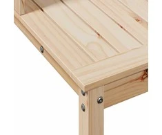 Sodinimo stalas su lentynomis, 108x50x109,5cm, pušies masyvas