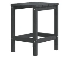 Sodo Adirondack staliukas, antracito spalvos, 38x38x46cm, HDPE