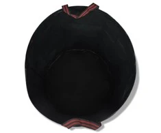 Sodo atliekų krepšiai, 4 vnt., tamsiai žali, 272 l, 150 g/m2