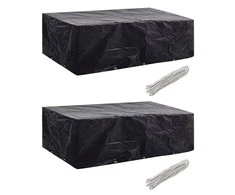 Sodo baldų uždangalai, 2 vnt., 10 kilpų, 300x140cm, (2x41642)