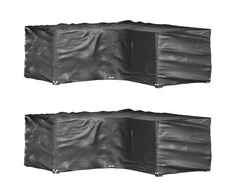Sodo baldų uždangalai, 2vnt., 215x215x70cm, 16 kilpų, L formos