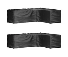 Sodo baldų uždangalai, 2vnt., 285x220x80cm, 18 kilpų, L formos