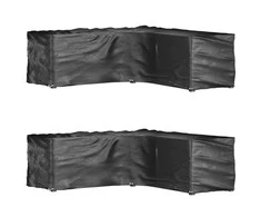 Sodo baldų uždangalai, 2vnt., 285x285x90cm, 16 kilpų, L formos