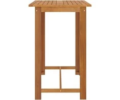 Lauko baldų komplektas Sodo baro baldų komplektas, 9 dalių, juodas (246665+2x313455)