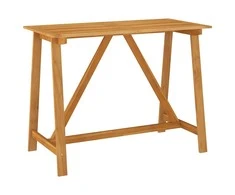 Sodo baro stalas, 140x70x104cm, akacijos medienos masyvas