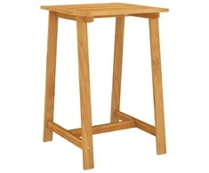 Sodo baro stalas, 70x70x104cm, akacijos medienos masyvas