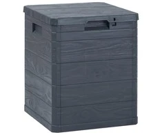 Woody Sodo daiktadėžė, antracito spalvos, 90 L