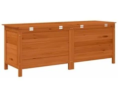 Sodo daiktadėžė, ruda, 150x50x56,5cm, eglės medienos masyvas