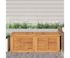 Sodo daiktadėžė su krepšiu, 150x50x53cm, tikmedžio masyvas
