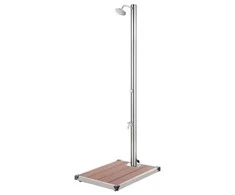 Sodo dušas su rudu pagrindu, 220cm, nerūdijantis plienas
