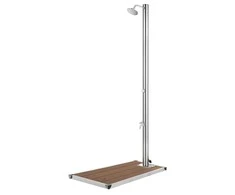 Sodo dušas su rudu pagrindu, 220cm, nerūdijantis plienas