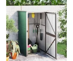 Sodo įrankių pašiūrė, žalia, 88x89x161cm, galvanizuotas plienas