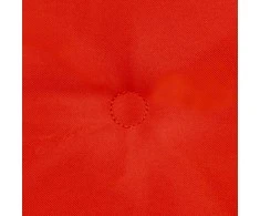 Sodo kėdės pagalvėlės, 2vnt., raudonos, 100x50x3cm, audinys