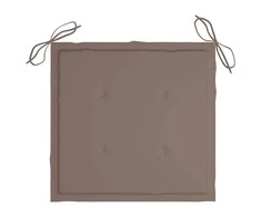 Sodo kėdės pagalvėlės, 2vnt., taupe spalvos, 40x40x3cm, audinys