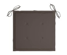 Sodo kėdės pagalvėlės, 4vnt., taupe spalvos, 50x50x3cm, audinys
